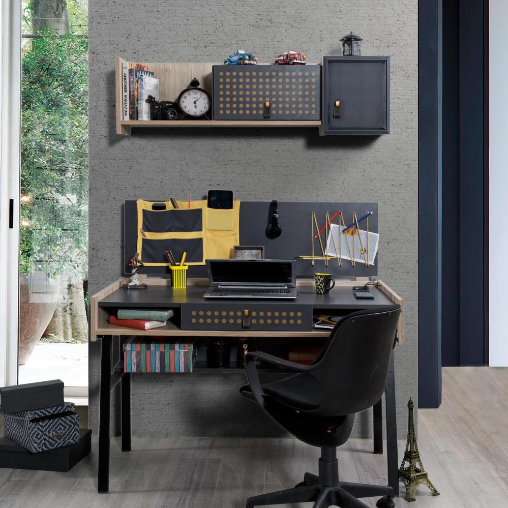 طاولة دراسية مع رف علوي , هيلتون