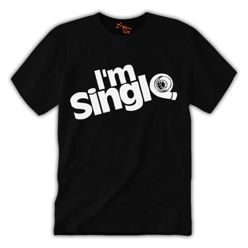 تي شيرت مقاس كبير T-Shirt Big Size I'm Single