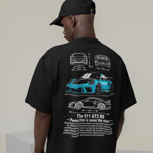 تي شيرت اوفر سايز بورش Oversize T-Shirt Porsche GT...