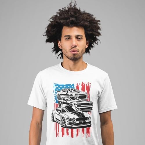 تي شيرت العضلات الامريكية T-Shirt American muscle