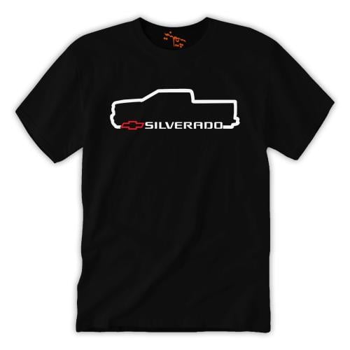 تي شيرت شفروليه سلفرادو T-Shirt Chevrolet Silverad...