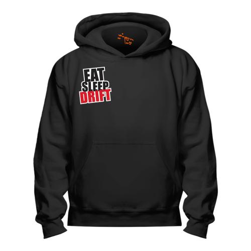 بلوفر مقاس كبير Hoodie Big Size Eat Sleep Drift