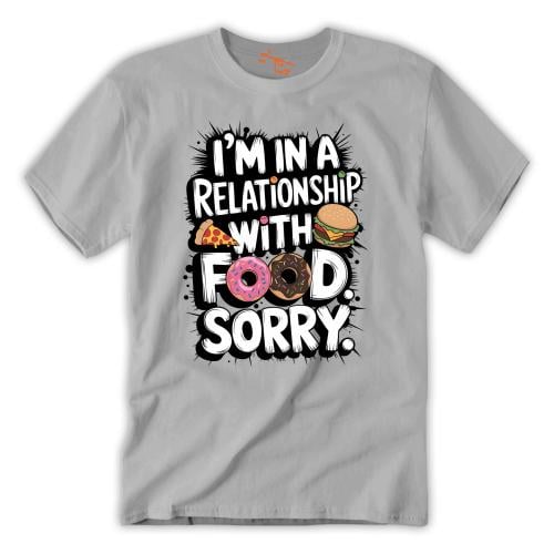 تي شيرت رجالي T-Shirt Relationship With Food