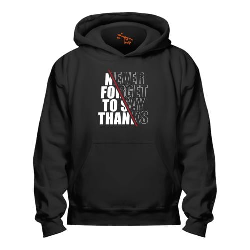 بلوفر مقاس كبير Hoodie Big Size Never Forget To Sa...