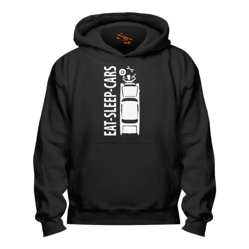 بلوفر Hoodie Eat | Sleep | Cars
