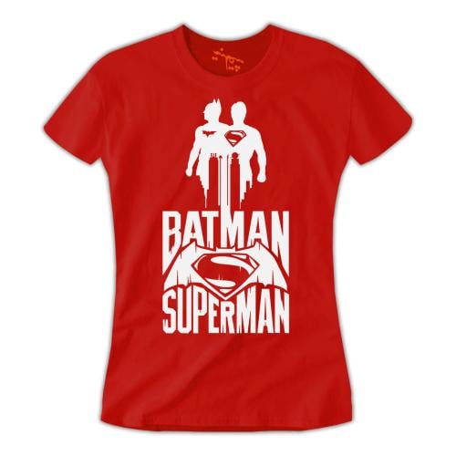 تي شيرت نسائي T-Shirt Batman | Superman