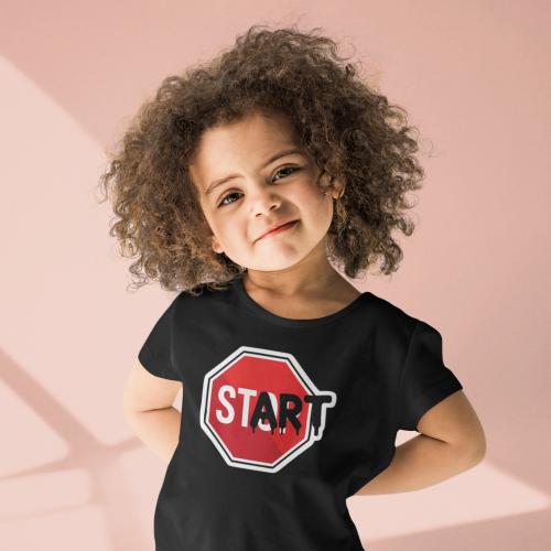 تي شيرت بناتي T-Shirt START