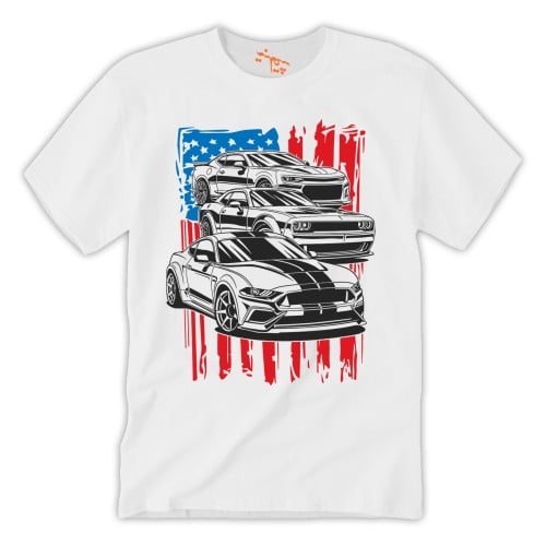 تي شيرت العضلات الامريكية T-Shirt American muscle