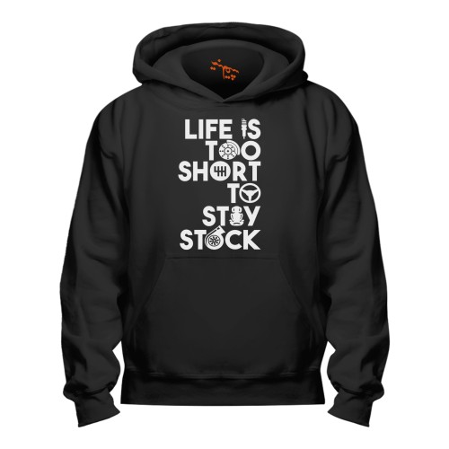 بلوفر الحياة قصيرة Hoodie Life is too short