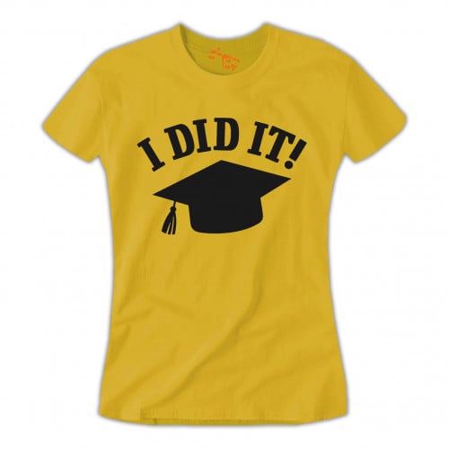 تي شيرت نسائي T-Shirt I DID IT