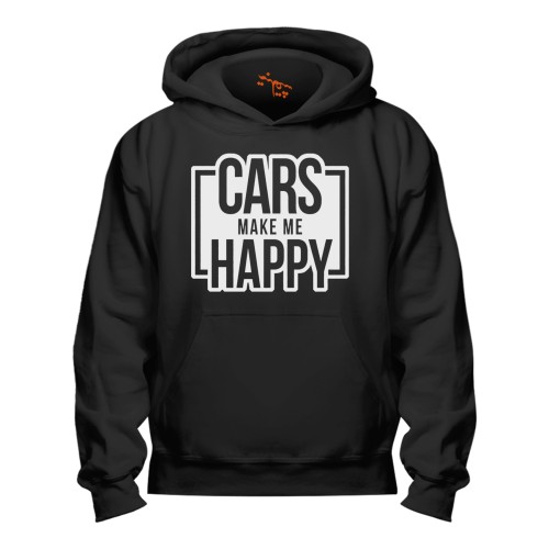 بلوفر السيارات تجعلني سعيداً Hoodie Cars Make Me H...