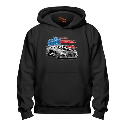 بلوفر مقاس كبير شفروليه كمارو Hoodie Big Size Chev...