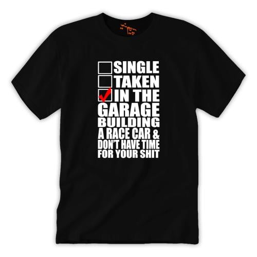 تي شيرت مقاس كبير T-Shirt Big Size In The Garage