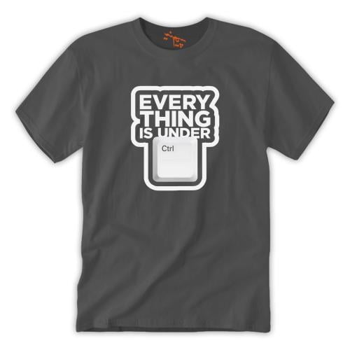 تي شيرت رجالي T-Shirt Everything is under Ctrl