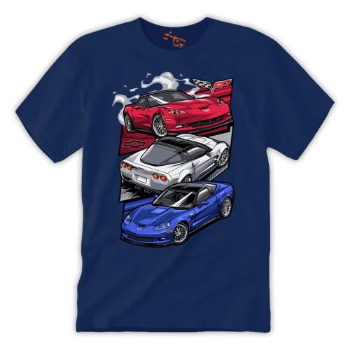 تي شيرت شفروليه كورفيت T-Shirt Chevrolet Corvette...