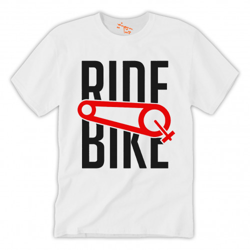 تي شيرت رجالي T-Shirt Ride Bike