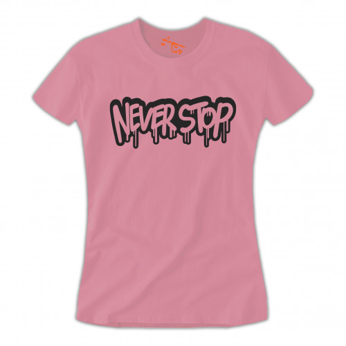 تي شيرت نسائي T-Shirt Never Stop
