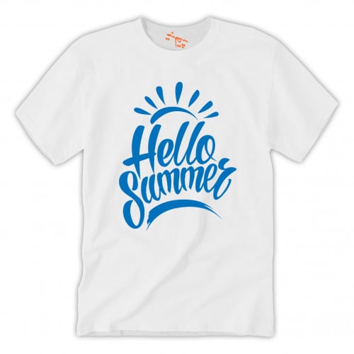 تي شيرت رجالي T-Shirt Hello Summer