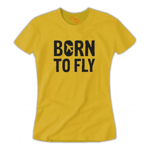 تي شيرت نسائي T-Shirt Born To Fly
