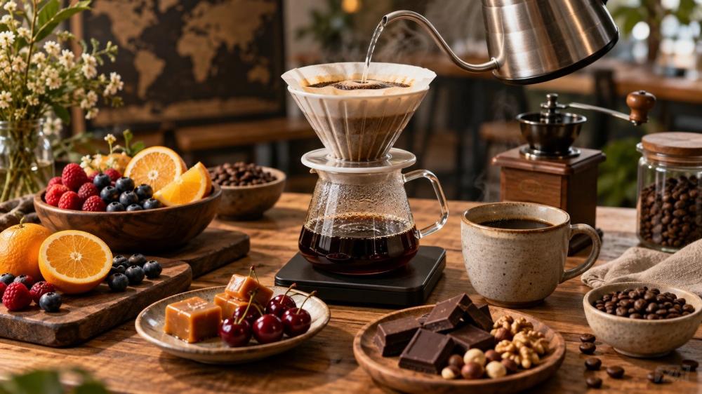 دليل انواع قهوة V60 واختيار المحصول المناسب لذوقك