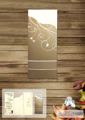 50 كرت زواج تركي ( كود 11020 ) مع الطباعة والتصميم