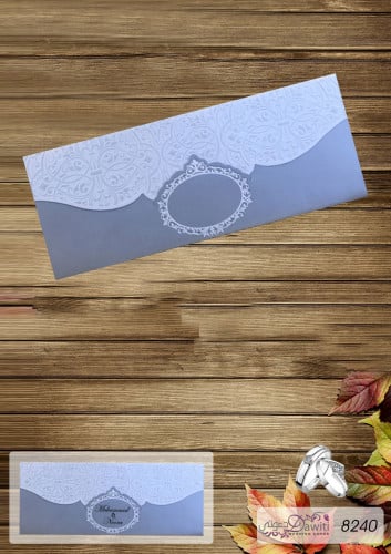 50 كرت زواج تركي ( كود 8240 ) مع الطباعة والتصميم