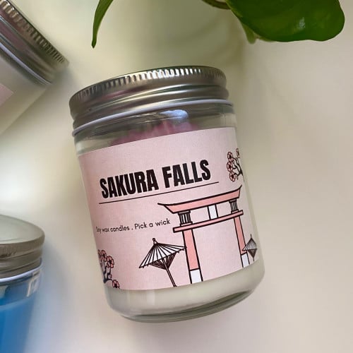 شمعة Sakura falls