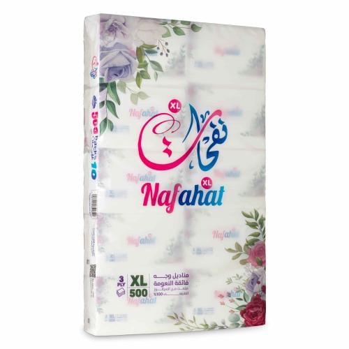 مناديل نفحات 500 3XL طبقات 40 عبوة