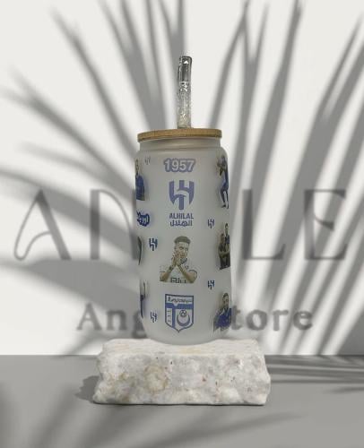 كوب نادي الهلال ‍ طباعه حراريه