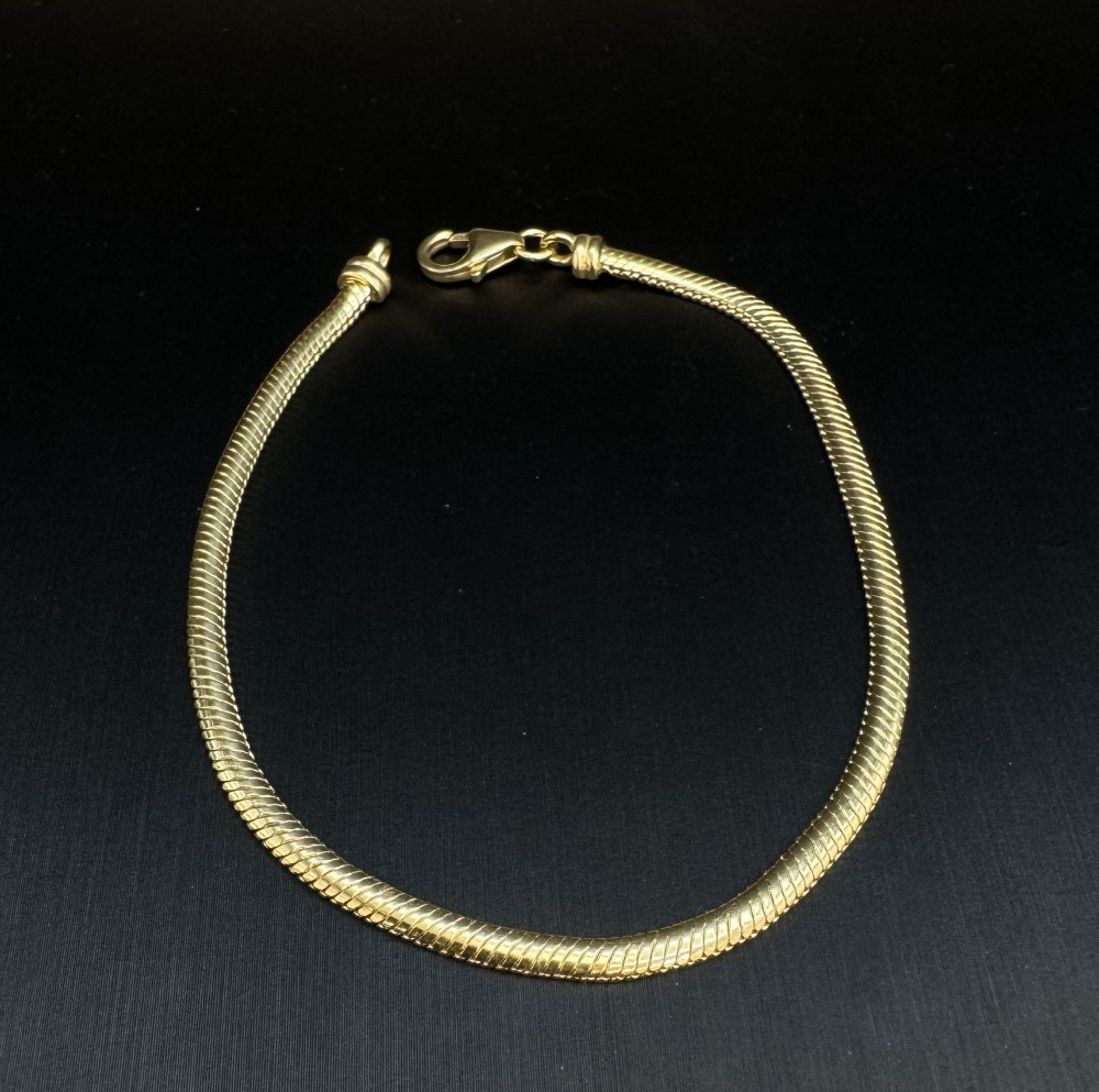 Gold bracelet 18k. 19 cm long. W 5.1 g. - Shatha Salil for jewelry