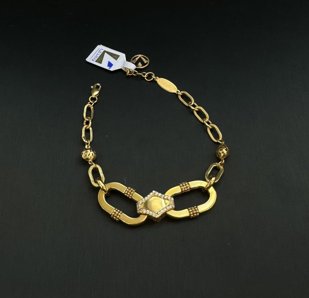 gold bracelet 21 18-20 cm W Shatha Salil for