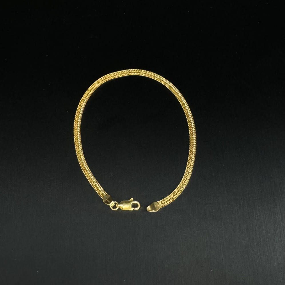 JEWELRY JEWELRY Two-sided chain Bracelet 10.2g 18K 750 Yellow Gold Used men  2ﾒﾝS 10.2g｜Product Code：2118800001153｜BRAND OFF Online Store