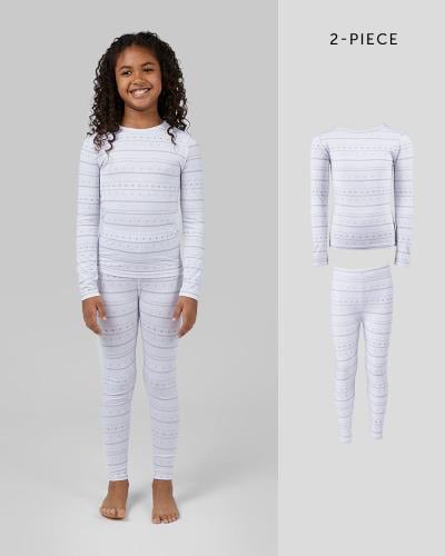 طقم بجامة حراري كامل أطفال (Thermal). UNISEX KIDS'...