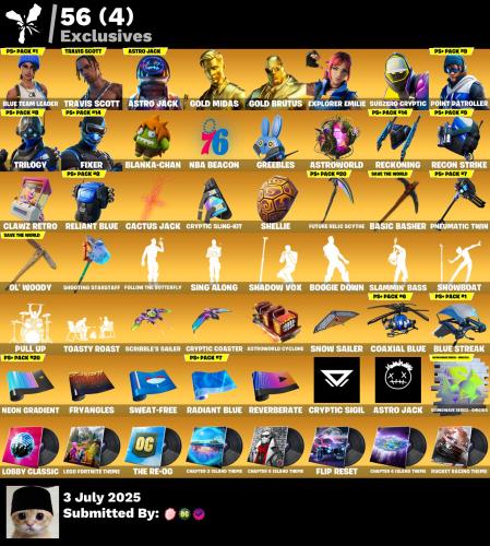 حساب فورتنايت ترافيس سكوت اساسي