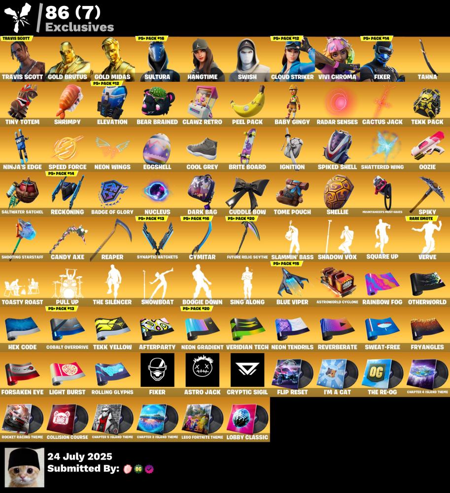 حساب فورتنايت ترافيس سكوت 155اساسي