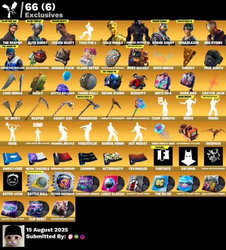 حساب فورتنايت ترافيس سكوت سيزن3 اساسي