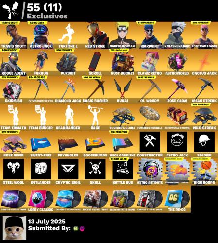 حساب فورتنايت ترافيس سكوت طور الزومبي القديم اساسي
