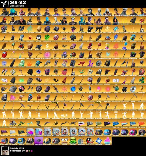 حساب فورتنايت 314skin اساسي