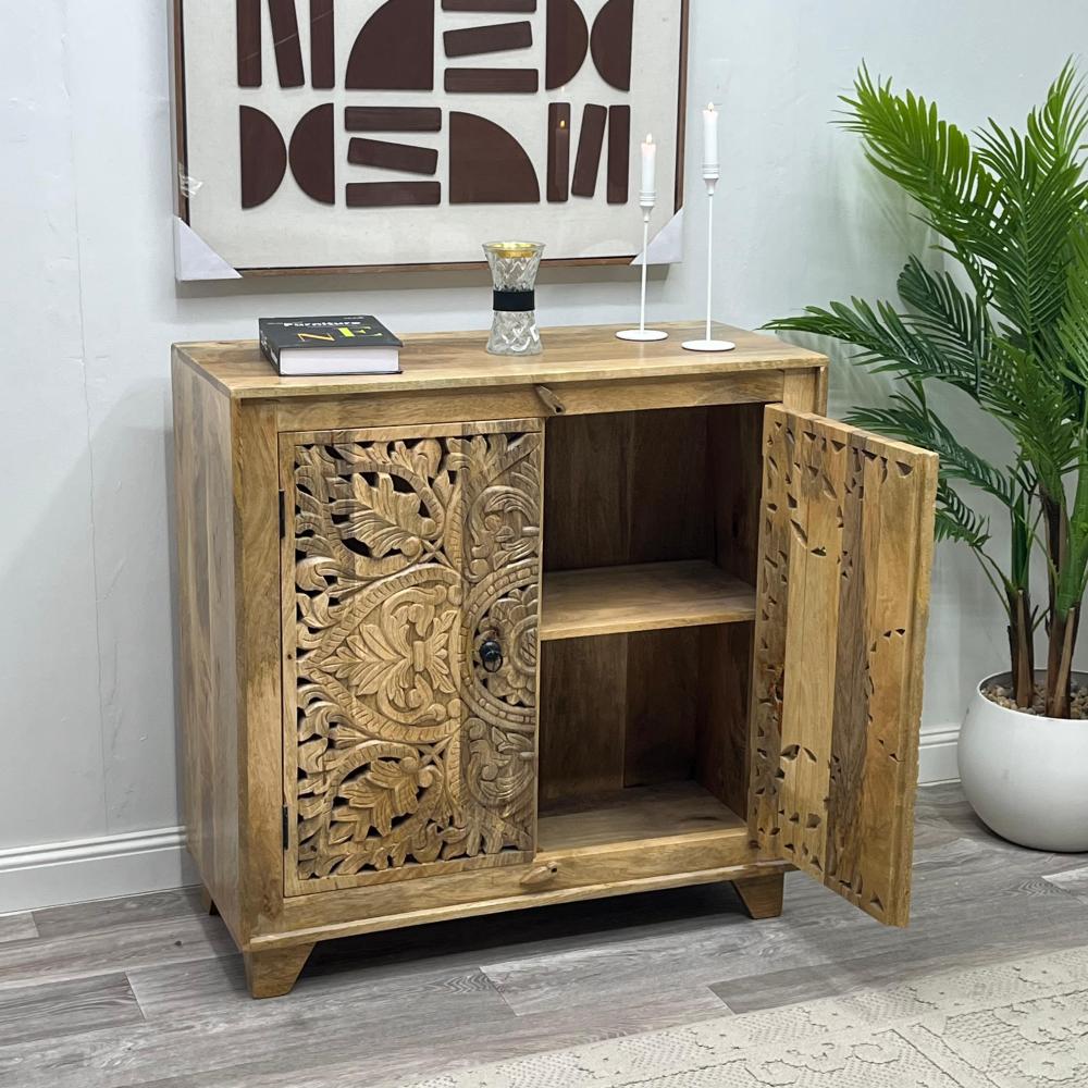 مدخل خشب طبيعي حفر 2 ابواب