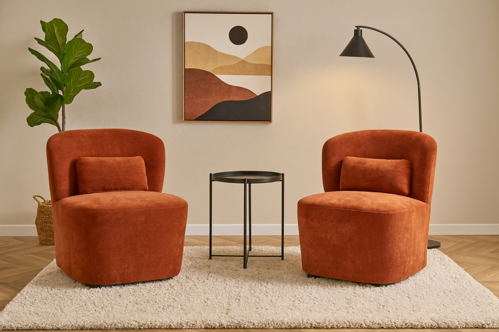 كرسي مفرد قماش