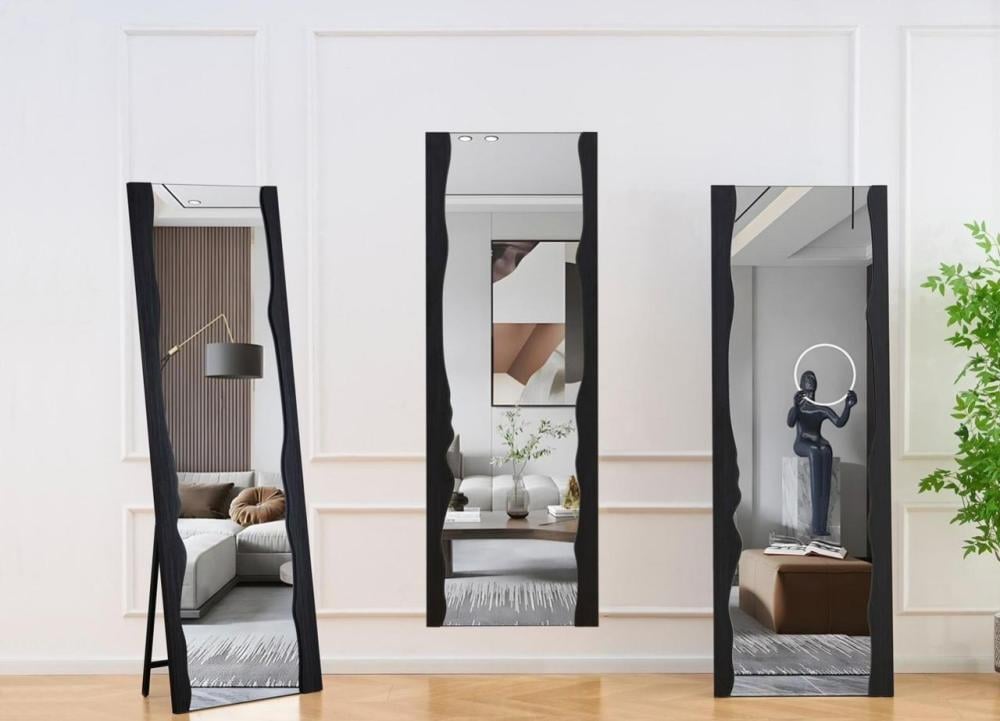 مرايه باطار خشبي مع استاند