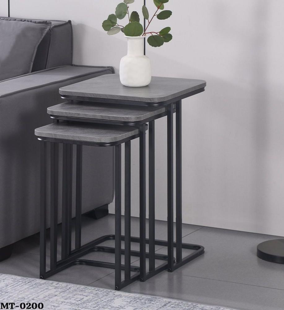 طقم طاولات جانبية 3حبه