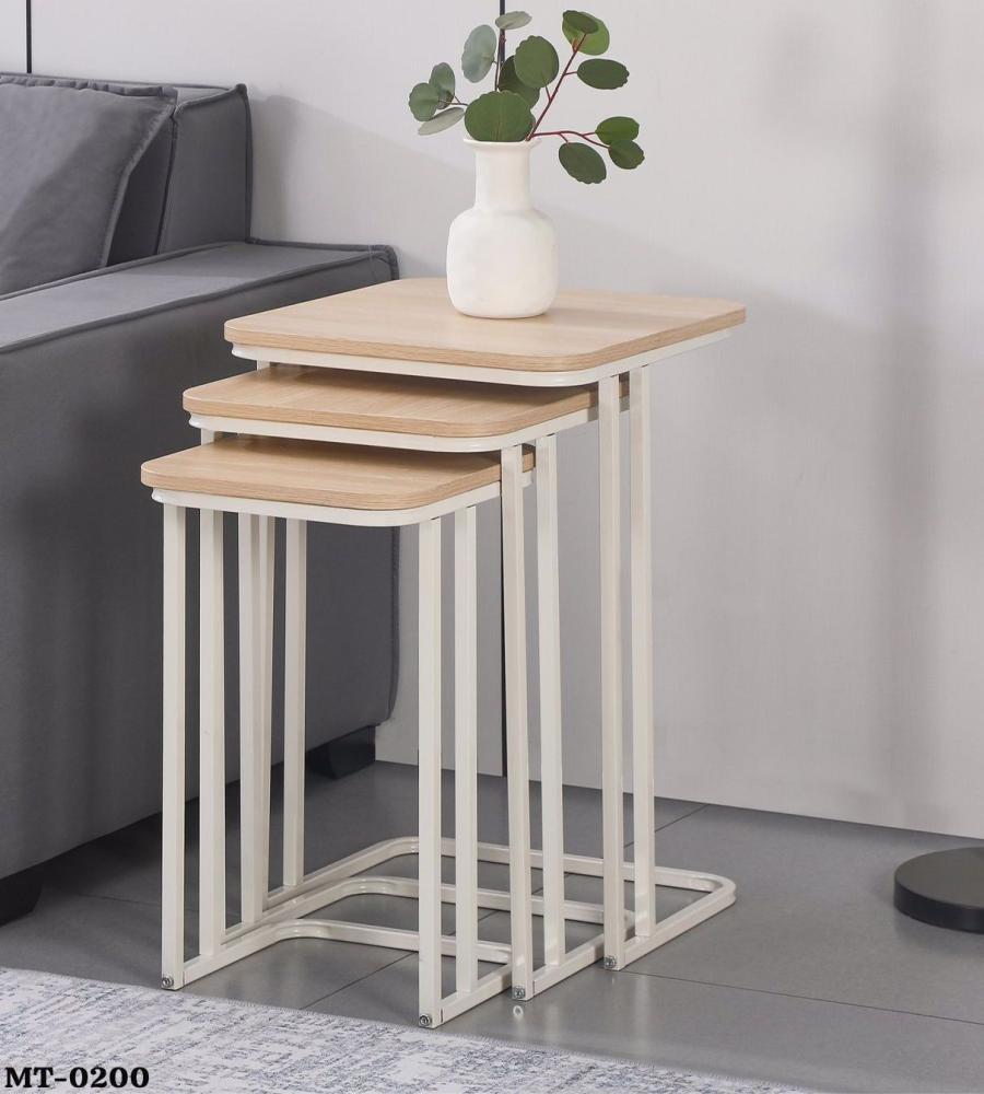 طقم طاولات جانبية 3حبه