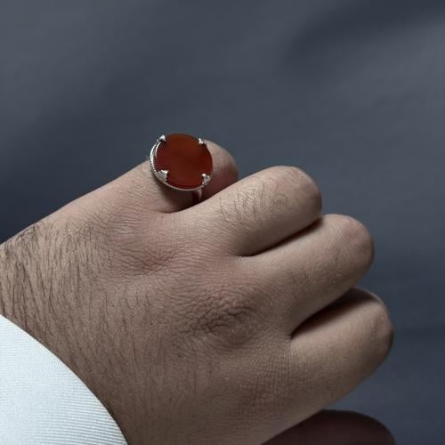 خاتم ملكي عقيق