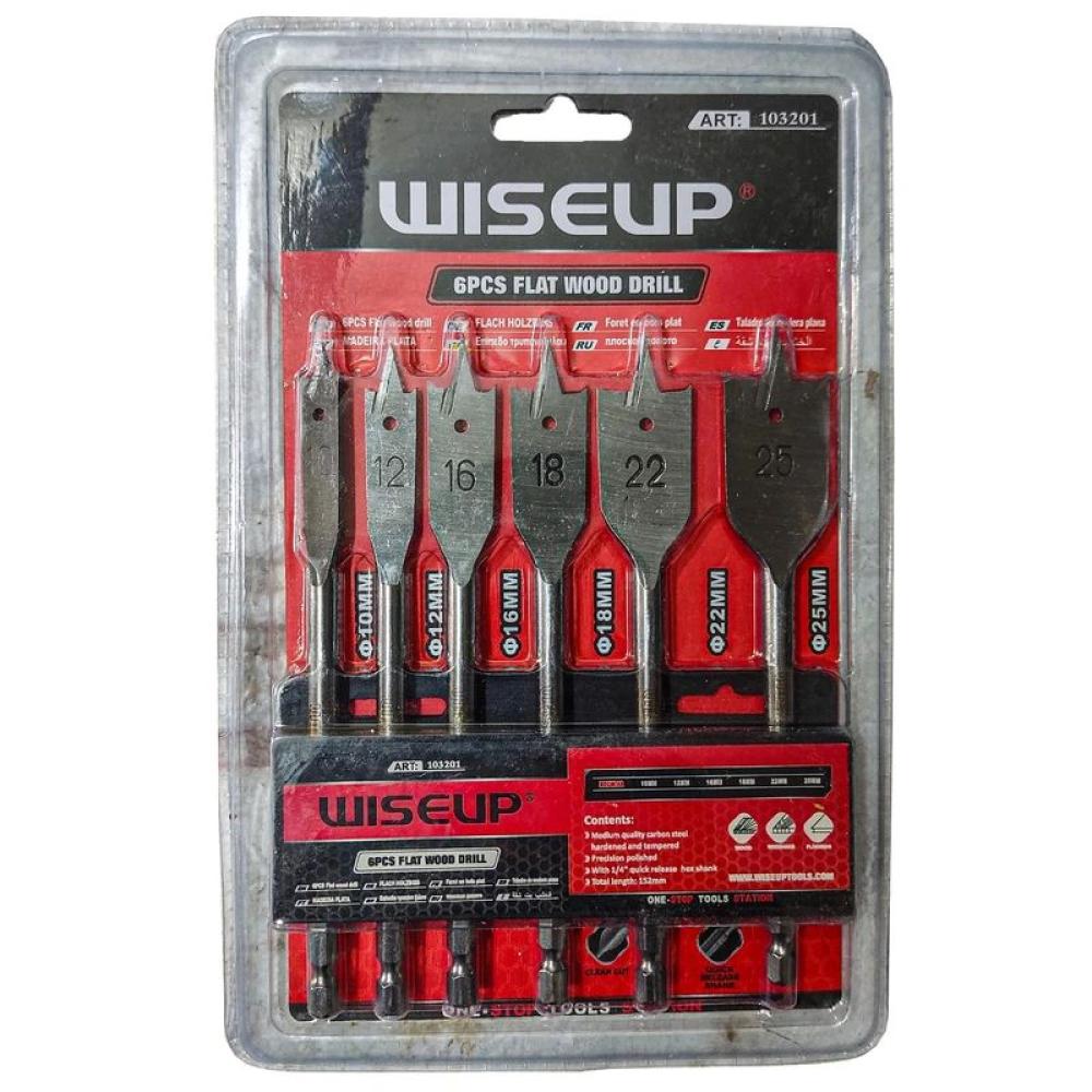 طقم ريشة حفر 6 قطع WISEUP