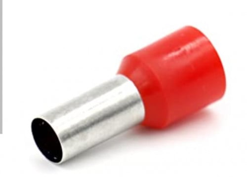 راس سلك نحاس معزول E16 - 12  RED