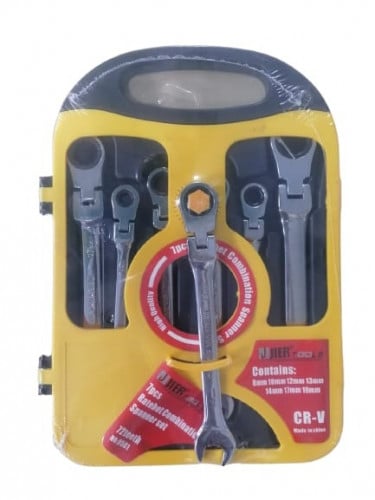 طقم مفاتيح مشترك 7 قطع اتوماتيك براس متحرك  RESET FOLDING SET 7PCH