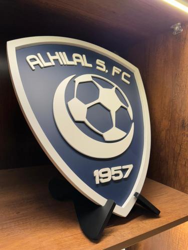 لوحة شعار الهلال القديم ثلاثي الابعاد