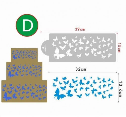 ستنسل فراشات