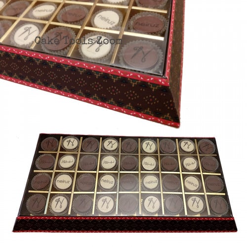 بوكس شوكولاته 36 فتحة